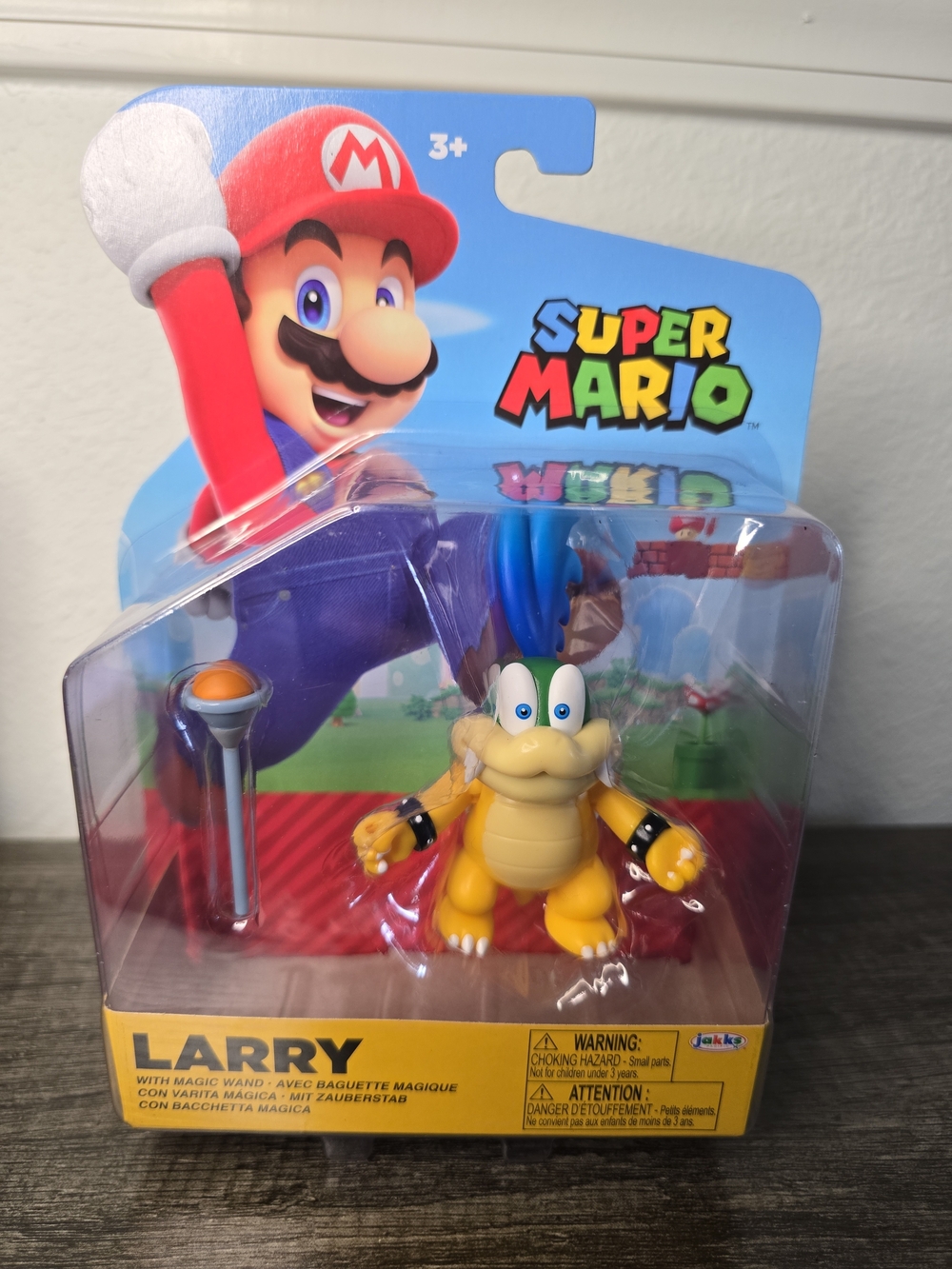 Nintendo Super Mario Larry Figure with Blue Hair and Yellow Body